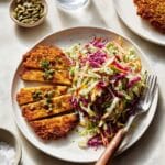 Crispy Chicken Cutlets with Apple Slaw Recipe