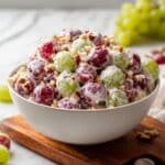 Grape Salad with Cream Cheese-Vanilla Dressing Recipe