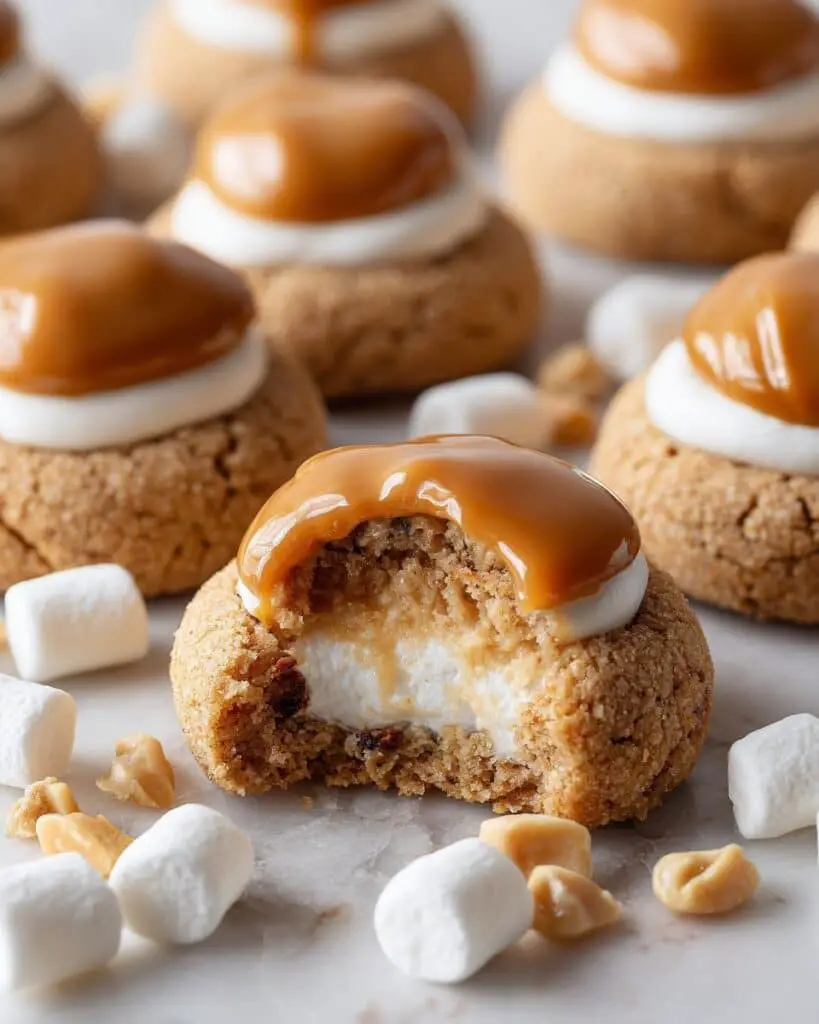 Peanut Butter Marshmallow Cookies Recipe