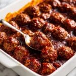 Smoked Beef Meatballs in BBQ Sauce Recipe