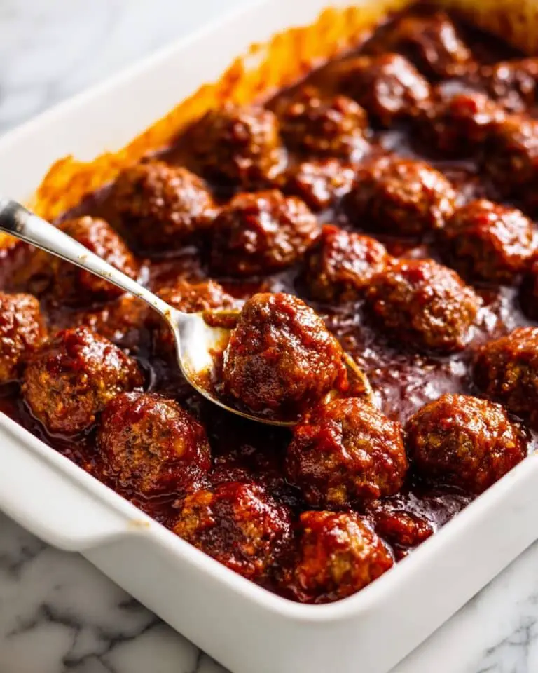 Smoked Beef Meatballs in BBQ Sauce Recipe
