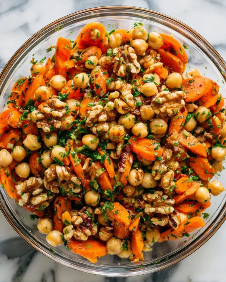 Roasted Carrot Salad with Chickpeas, Walnuts, Feta, and Fresh Herbs Recipe