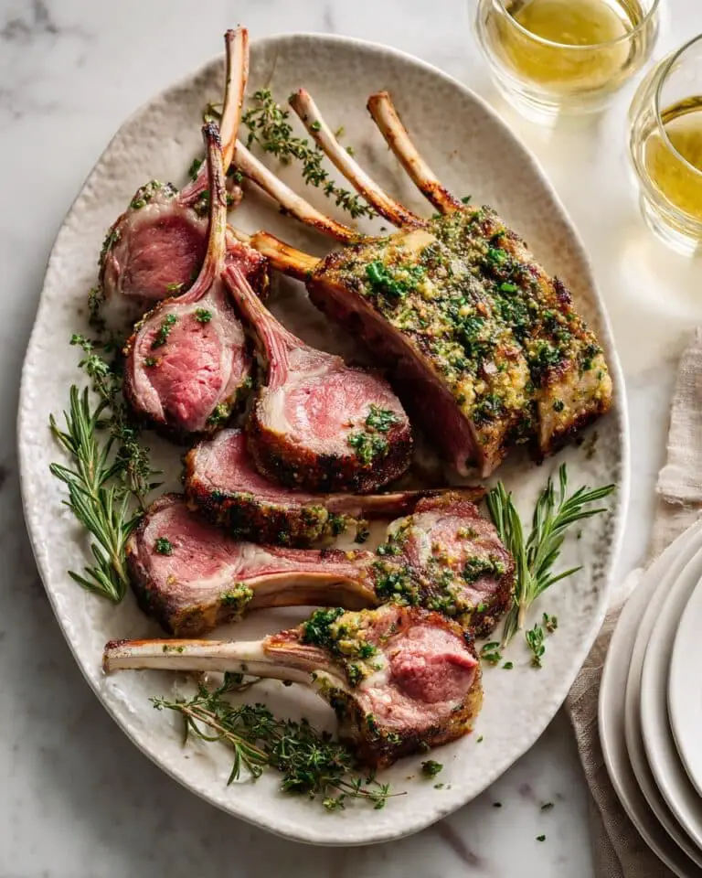 Rack of Lamb with Dijon Herb Crust Recipe