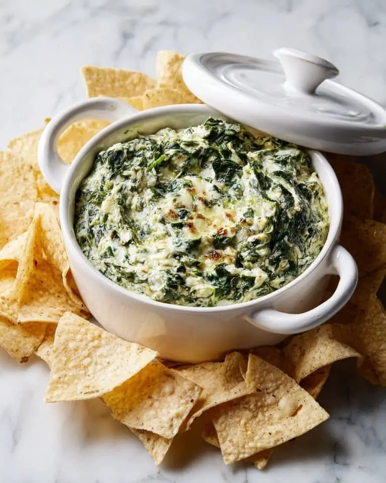 Healthy Spinach Artichoke Dip (Vegan & Dairy-Free) Recipe