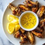 Easy Air Fryer Chicken Wings (Lemon Pepper) Recipe