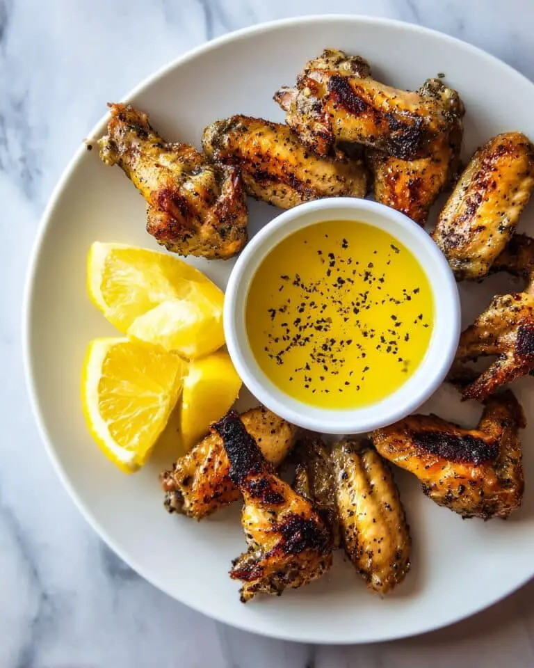 Easy Air Fryer Chicken Wings (Lemon Pepper) Recipe