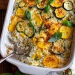 Cheesy Zucchini Chicken and Rice Bake Recipe