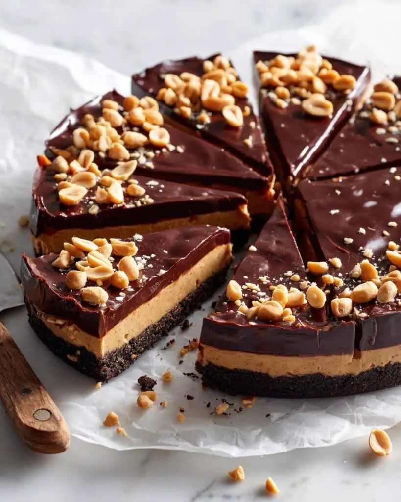 Nonnie’s 6 Ingredient Chocolate Peanut Butter Ice Cream Cake Recipe