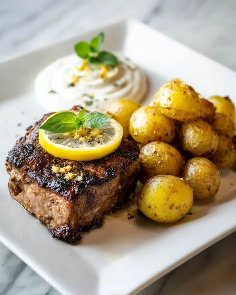 Garlic Balsamic Grilled Lamb Chops Recipe