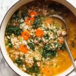 Turkey, Kale, and Rice Soup Recipe