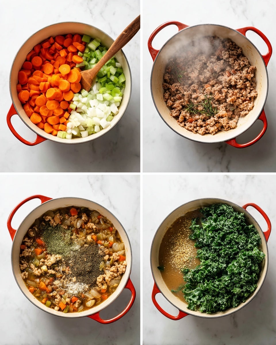 Turkey, Kale, and Rice Soup Recipe - Recipe Image
