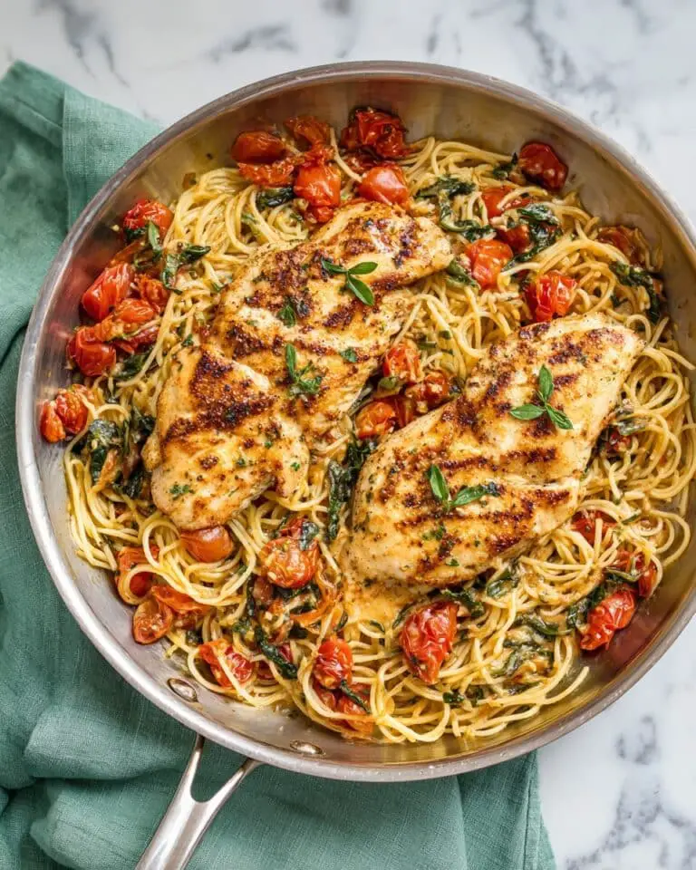 Bruschetta Chicken Pasta Recipe