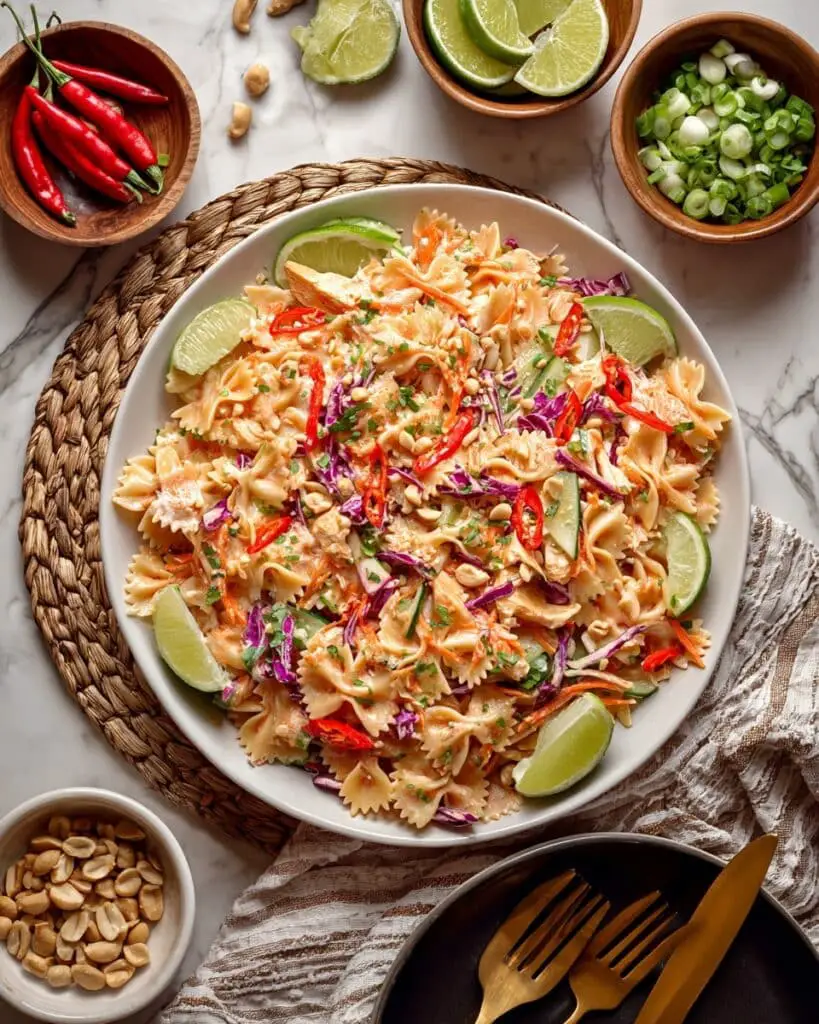Thai Chicken Pasta Salad Recipe