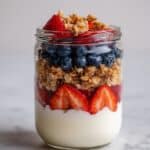 Yogurt Parfait with Berries, Granola, and Honey Recipe