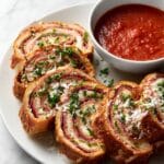 Stuffed Italian Deli Meat and Cheese Stromboli Recipe