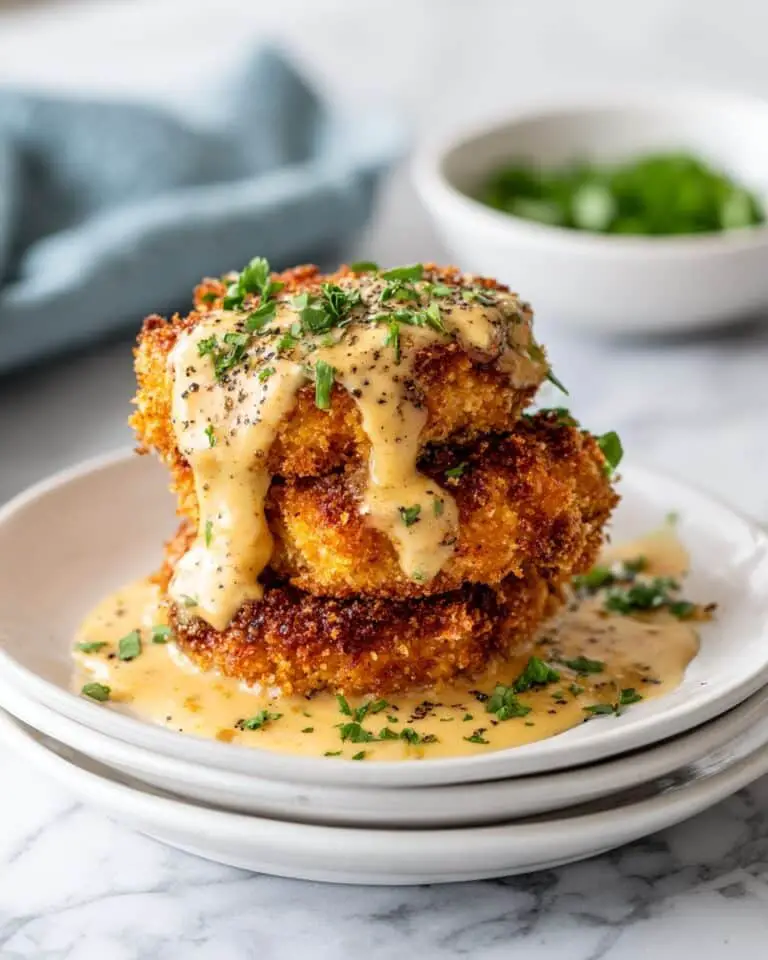 Chicken Crescent Roll Ups with Creamy Chicken Gravy Recipe