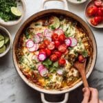 Veggie-Loaded Chicken Taco Casserole (Stovetop, One-Pan!) Recipe