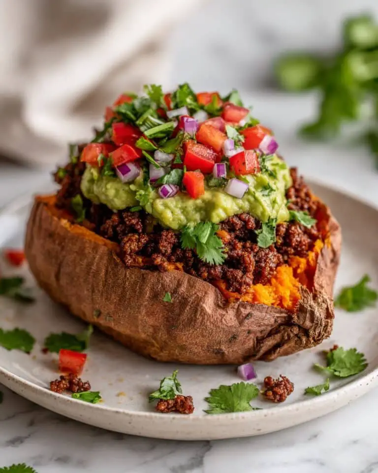 Taco Stuffed Sweet Potatoes Recipe
