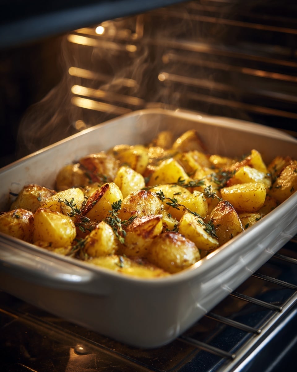 Roasted Cheesy Breakfast Potatoes Recipe - Recipe Image