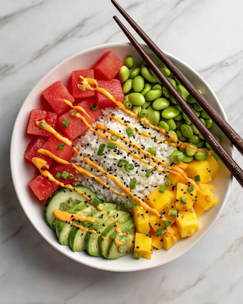 Watermelon Poke Bowl Recipe