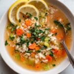 Lemon Chicken Rice Soup Recipe
