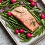 Sheet Pan Roasted Salmon & Veggies Recipe