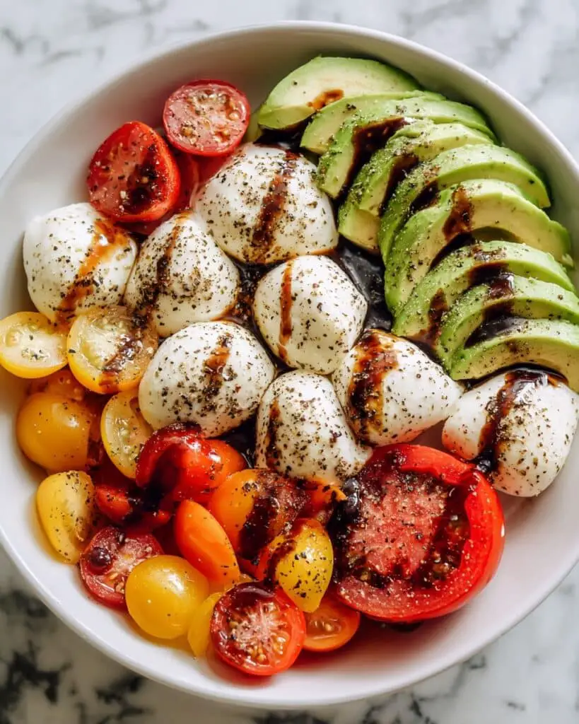 Avocado Caprese Salad Recipe