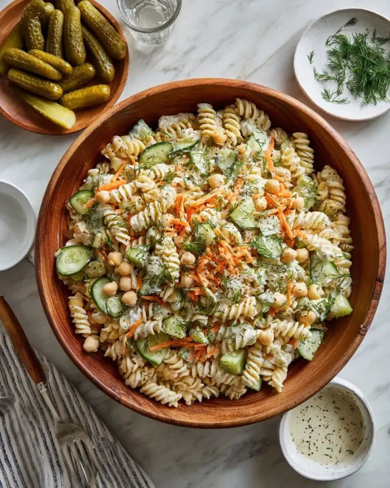Dill Pickle Pasta Salad Recipe