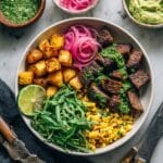 Steak and Roasted Potato Bowls with Chimichurri Recipe