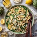 Lemon Artichoke Arugula Pasta Salad Recipe