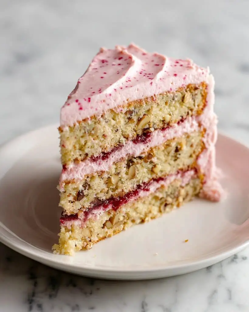 Raspberry Pistachio Cake Recipe