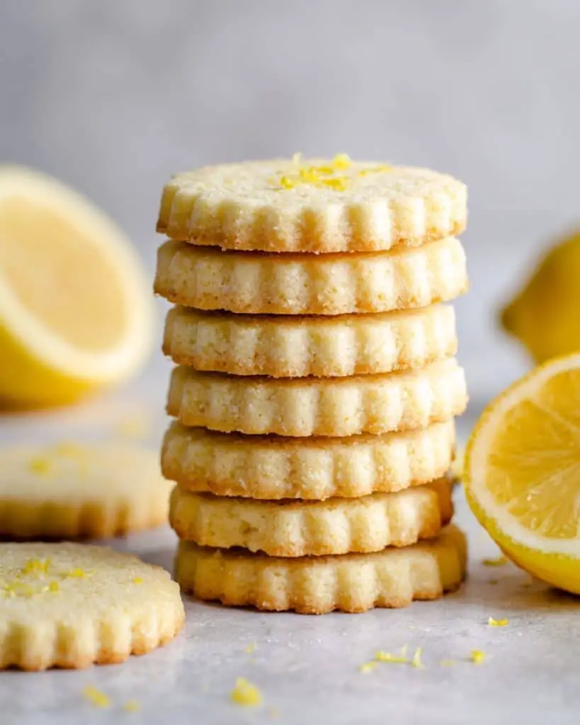Melt-In-Your-Mouth Lemon Shortbread Cookies Recipe