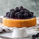 Blackberry Upside Down Cake with Cinnamon and Vanilla Recipe