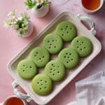 Buttery Matcha Shortbread Cookies Recipe