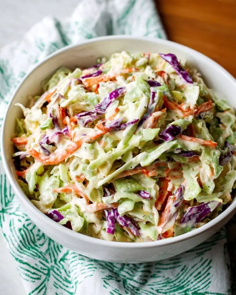 Healthy No Mayo Coleslaw Recipe