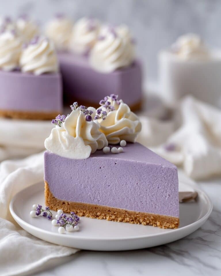 Vanilla Lavender Cheesecake Recipe
