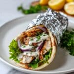 Slow Cooker Chicken Shawarma with Creamy Yogurt Sauce Recipe