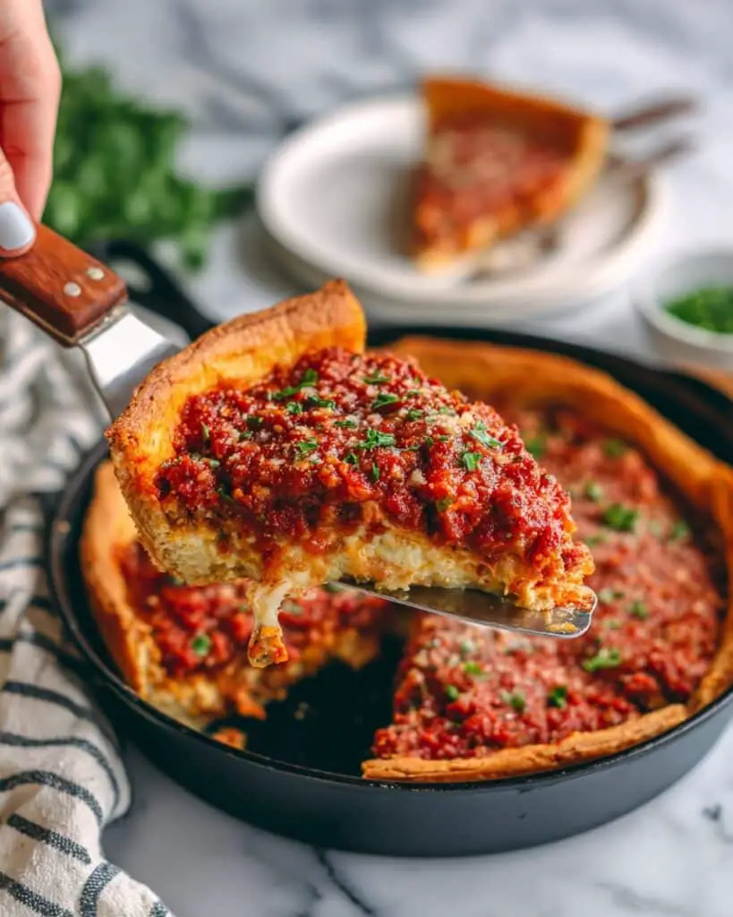 Chicago-Style Deep Dish Pizza Recipe