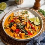 Creamy Thai Red Curry Chicken with Sweet Potatoes Recipe