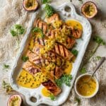 Pan Fried Salmon with Passion Fruit Sauce Recipe
