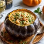 Camarão na Moranga (Brazilian Shrimp Stuffed Pumpkin) Recipe