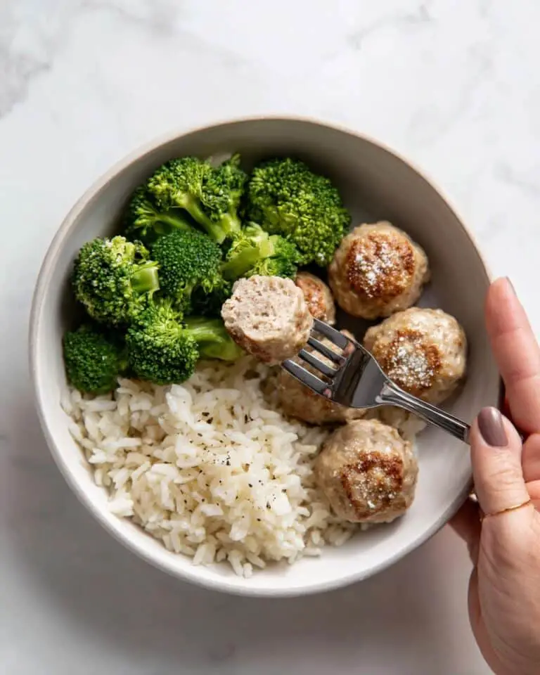 Baked Chicken Meatballs with Cheddar and Parmesan Recipe
