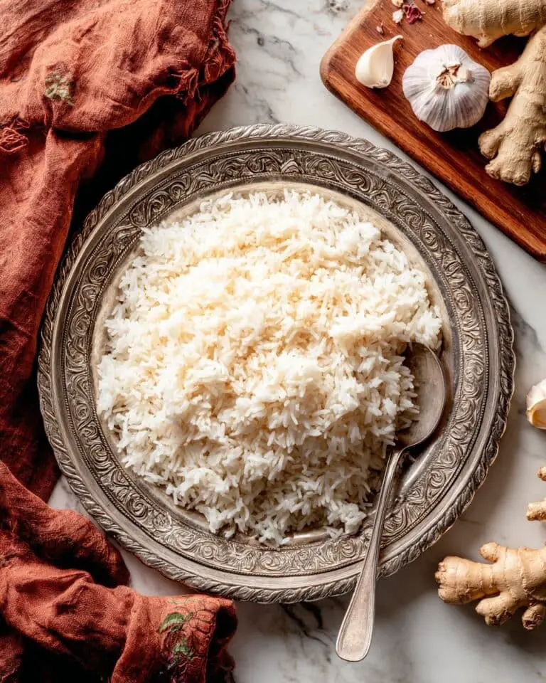 Instant Pot Garlic Ginger Rice Recipe