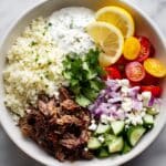 Gyro Inspired Shredded Beef (Slow Cooker) Recipe