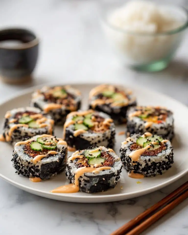 Spicy Shrimp Sushi Roll Bowl Recipe