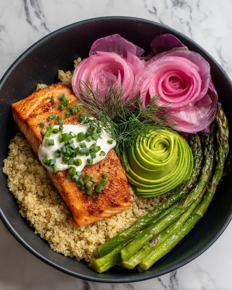 Salmon and Asparagus Green Goddess Bowl Recipe