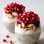 Pomegranate Chia Pudding Parfait Recipe