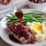 Cranberry Balsamic Ribeye Steak Recipe