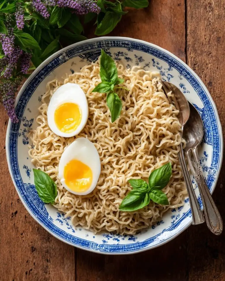 15 Minute Garlic Butter Ramen Noodles Recipe