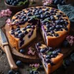 Simple Blueberry Basque Cheesecake Recipe